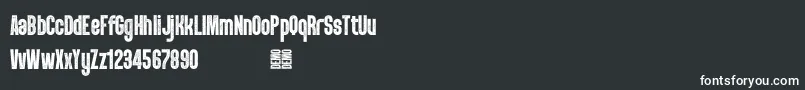 PunkRocker S Demo-Schriftart – Weiße Schriften