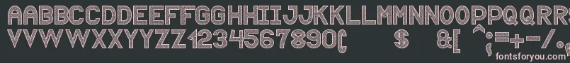 More about Puntiyisca St Font Puntiyisca St Font – Pink Fonts on Black Background