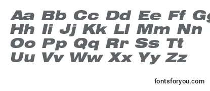 HeliosextblackcItalic-fontti