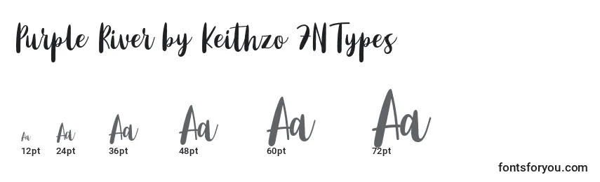 Purple River by Keithzo 7NTypes Font Sizes