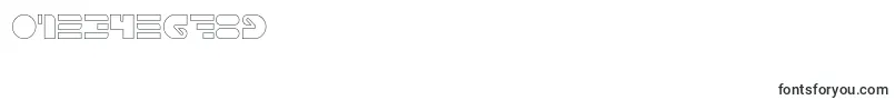 PUSH THE BUTTON Hollow Font – Fonts for Numbers and Digits
