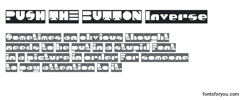 PUSH THE BUTTON Inverse フォントのレビュー
