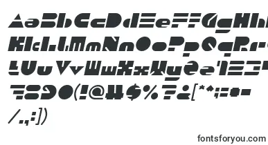 PUSH THE BUTTON Italic font – TOP Best Fonts