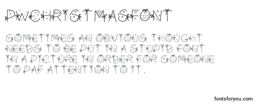 Обзор шрифта PWChristmasfont (137573)
