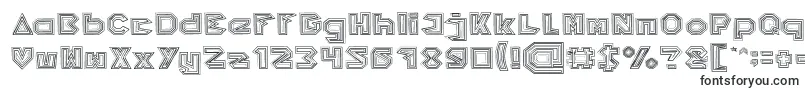 PYRAMID INVERTED Font – Sci-Fi Fonts