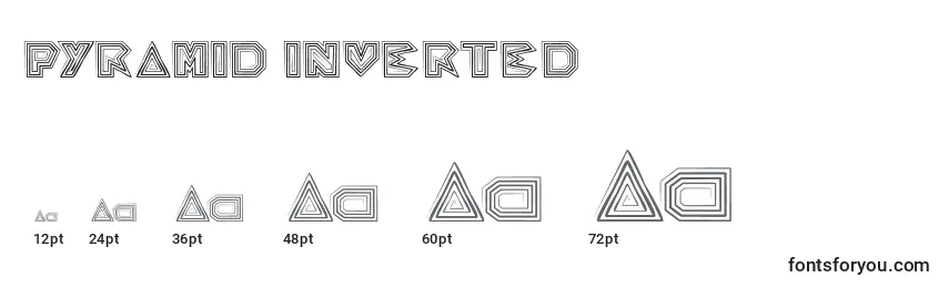 PYRAMID INVERTED Font Sizes