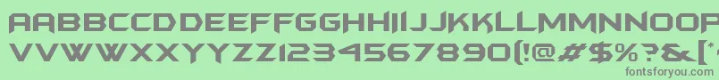 Batmanforeveralternate Font – Gray Fonts on Green Background