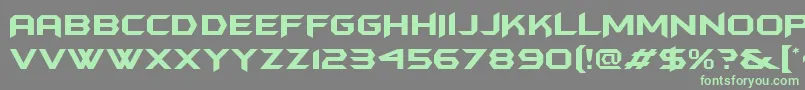 Batmanforeveralternate Font – Green Fonts on Gray Background