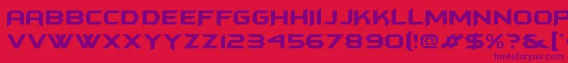 Batmanforeveralternate Font – Purple Fonts on Red Background
