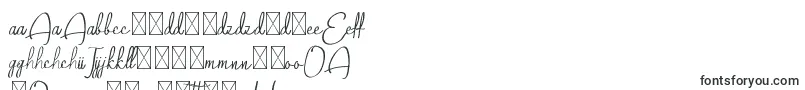 Fonte QalinHandwritting – fontes eslovacas