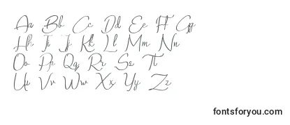 QalinHandwritting Font