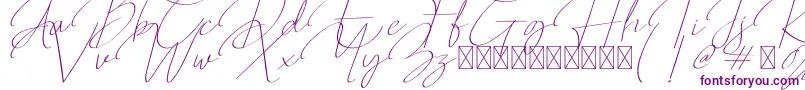 Qalistha Font – Purple Fonts