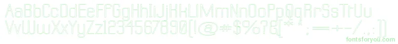 LabtopSuperwideOutline Font – Green Fonts