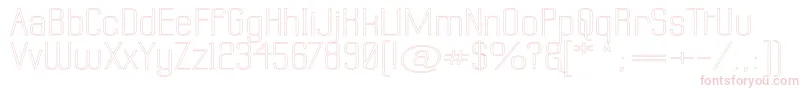 LabtopSuperwideOutline Font – Pink Fonts