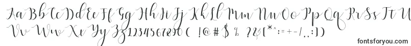 Qatielia Script Font – Light Fonts