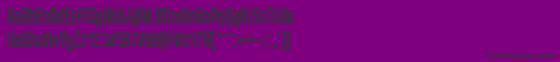 qhyts    Font – Black Fonts on Purple Background