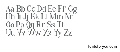 Schriftart Qiba Serif FREE