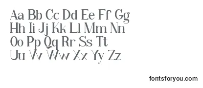 Schriftart Qiba Serif FREE