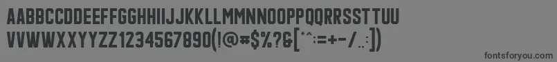 Qonquer Font – Black Fonts on Gray Background