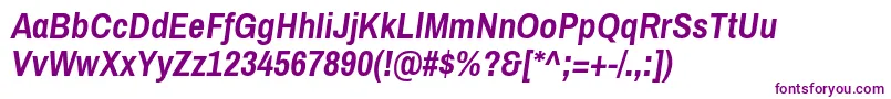 ArchivonarrowBolditalic Font – Purple Fonts