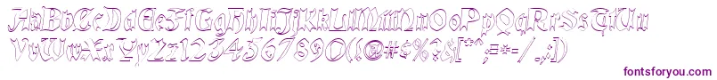 QuaelGothicHollow Font – Purple Fonts