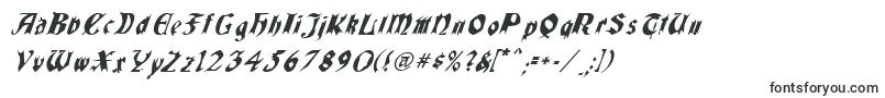 QuaelGothicItalicsCondensed Font – Garbled Fonts