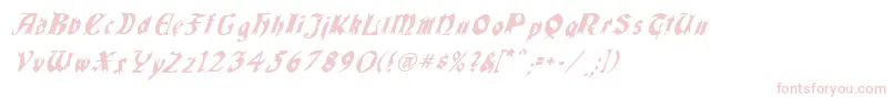 QuaelGothicItalicsCondensed Font – Pink Fonts