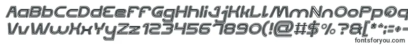 QUALIFIED GOOD Bold Italic-Schriftart – Vektor-Schriften