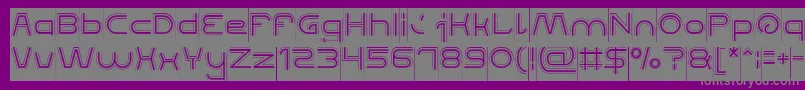 QUALIFIED GOOD Inverse Font – Gray Fonts on Purple Background