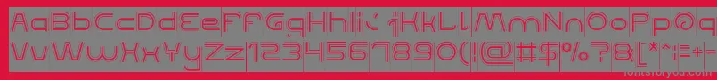 QUALIFIED GOOD Inverse Font – Gray Fonts on Red Background