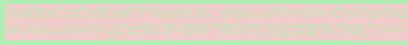 QUALIFIED GOOD Inverse Font – Pink Fonts on Green Background