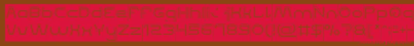 QUALIFIED GOOD Inverse Font – Red Fonts on Brown Background