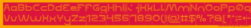 QUALIFIED GOOD Inverse Font – Red Fonts on Orange Background