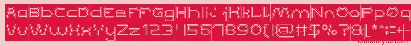 QUALIFIED GOOD Inverse Font – Red Fonts on Pink Background