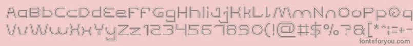 QUALIFIED GOOD Font – Gray Fonts on Pink Background