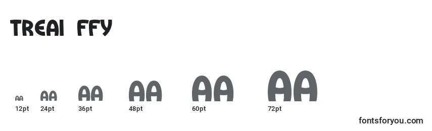 Treai ffy Font Sizes