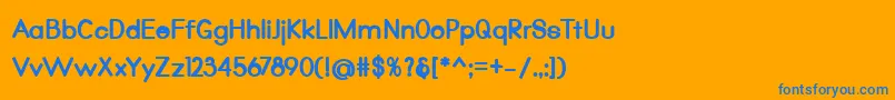 More about Qualio black Font Qualio black Font – Blue Fonts on Orange Background