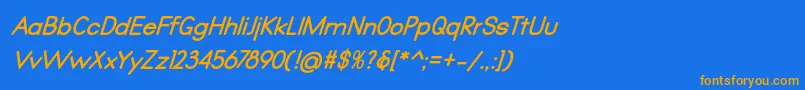 More about Qualio bold italic Font Qualio bold italic Font – Orange Fonts on Blue Background