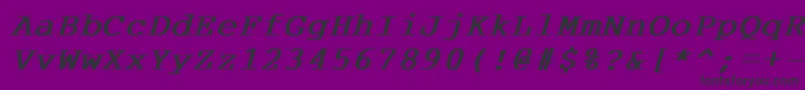 Courdlbi Font – Black Fonts on Purple Background