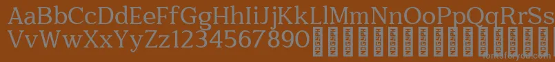 More about Quantik Personal Use Only Regular Font Quantik Personal Use Only Regular Font – Gray Fonts on Brown Background