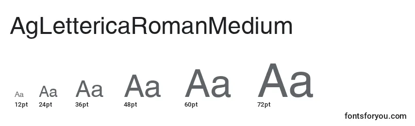 AgLettericaRomanMedium Font Sizes