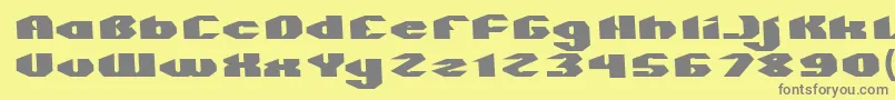 Weitere Informationen zur QUANTUM Normal-Schriftart QUANTUM Normal-Schriftart – Graue Schriften auf gelbem Hintergrund