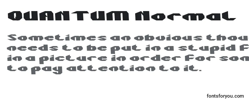 QUANTUM Normal Font