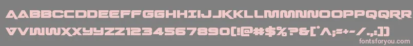 quarkstormbold Font – Pink Fonts on Gray Background