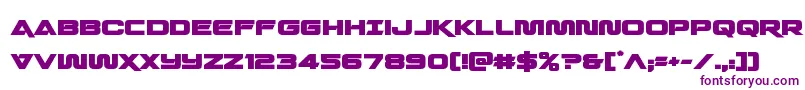 quarkstormbold Font – Purple Fonts on White Background