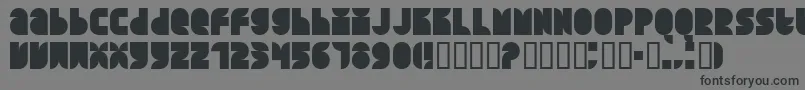 QUARS    Font – Black Fonts on Gray Background
