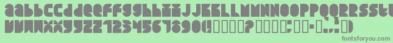 QUARS    Font – Gray Fonts on Green Background