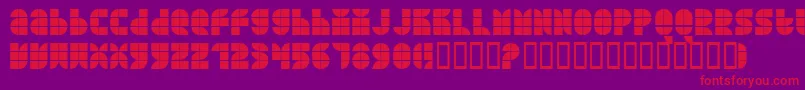 QUART    Font – Red Fonts on Purple Background