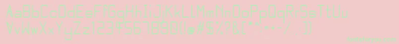 More about Quarter bold Font Quarter bold Font – Green Fonts on Pink Background