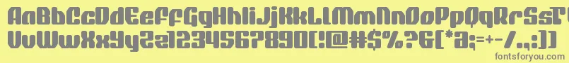 Więcej informacji o czcionce quasarpacer Czcionka quasarpacer – szare czcionki na żółtym tle